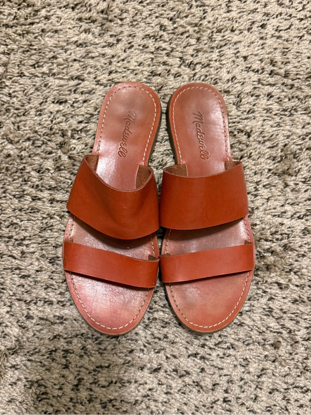 Madewell Leather Double-Strap Boardwalk Sandals